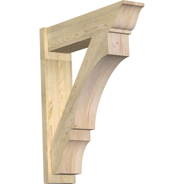 Ekena Millwork Balboa Traditional Rough Sawn Outlooker, Douglas Fir, 8"W x 32"D x 38"H OUT08X32X38BOA01RDF - main